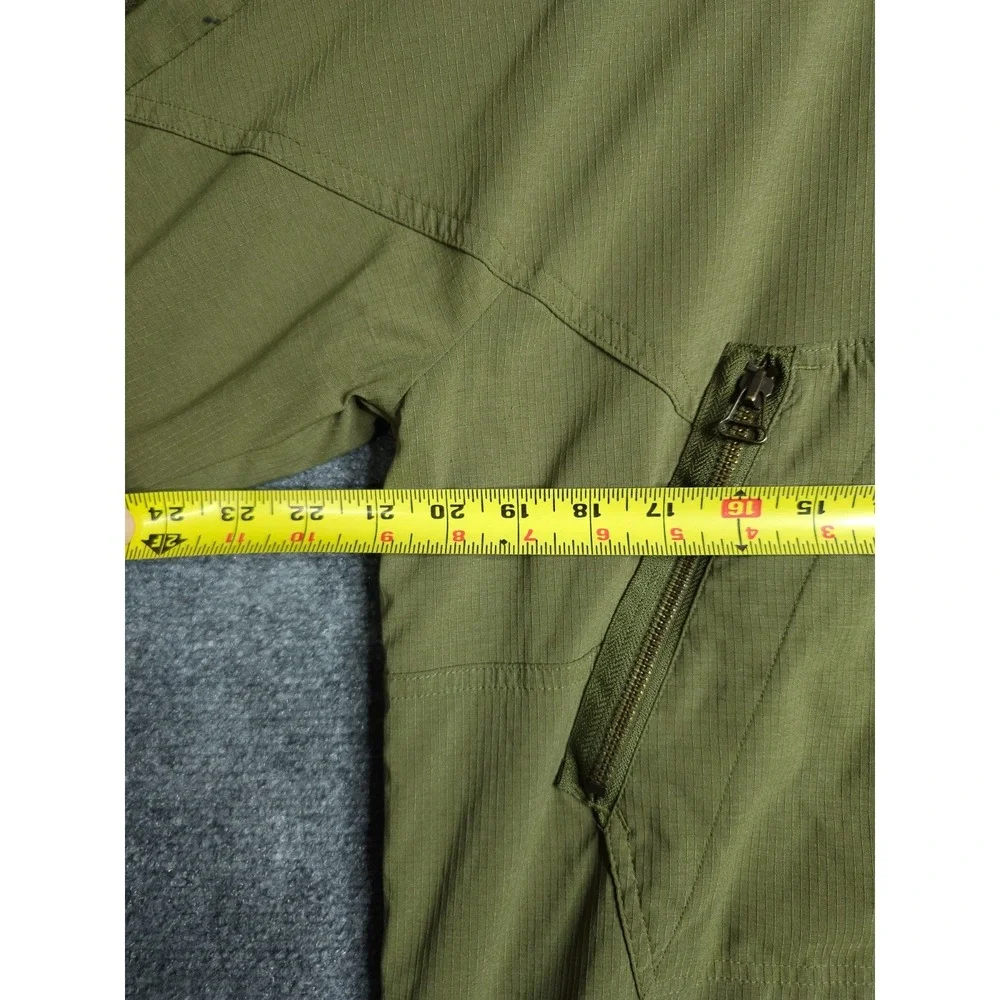 Adidas 1/4 Zip Pullover Jacket Mens Medium Olive Green Originals Brand Pack